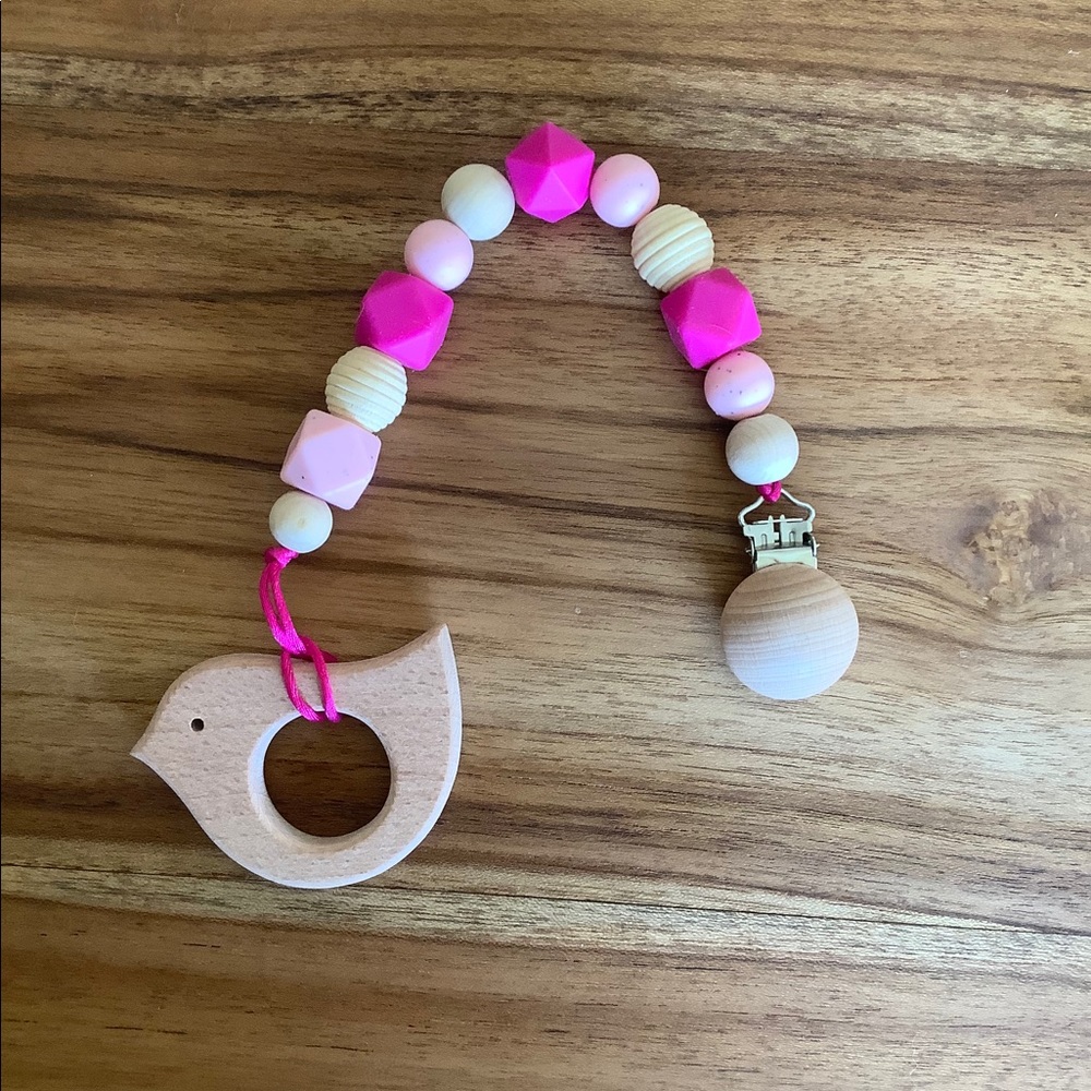 Silicone Clip with Teether